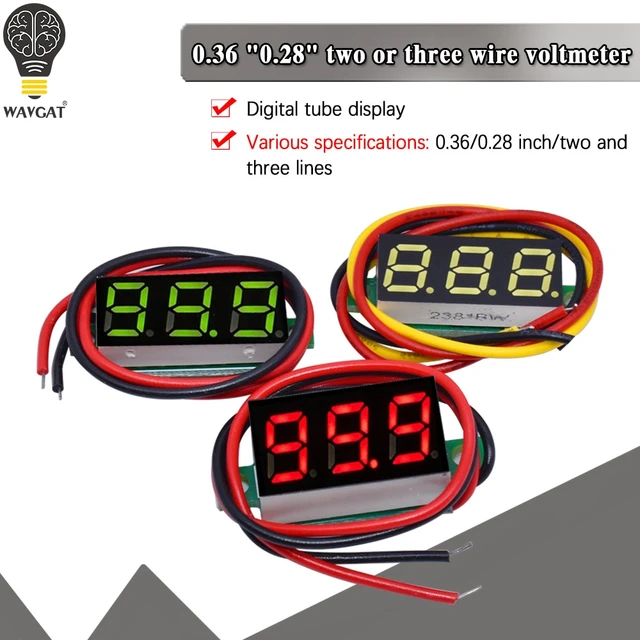 0.36 Inch Digital Voltmeter: Measure Voltage with Accuracy and Style