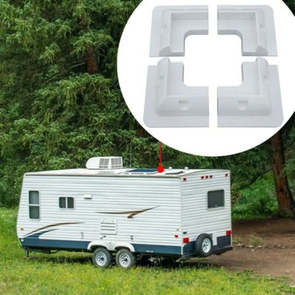 4 шт. солнечная панель Монтажный Кронштейн Поддержка ABS белый для RV грузовик лодка яхта склеивание крыш-не требуется бурение