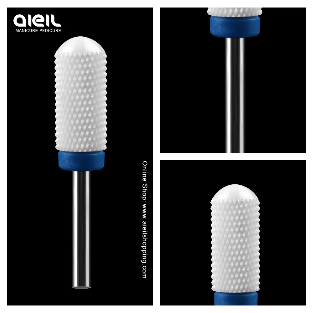 

Ceramic Nail Drill Bit Electric Nail Drill Machine Accessory Ceramic Milling Cutter for Nail Remove Acrylics Gel