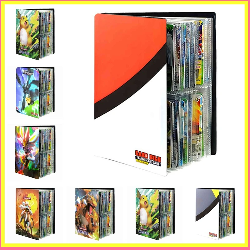 Álbum de tarjetas de Pokémon para niños, 240 Uds., tarjetas de Anime de dibujos animados, bricolaje, soporte de lista cargado, carpeta de capacidad, Juguetes