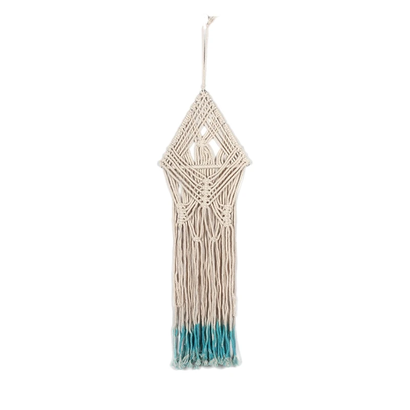 

Macrame Woven Tapestry Wall Hanging Boho Chic Bohemian Home Geometric Art Decor Beautiful Apartment Dorm Room Decoration MS7362
