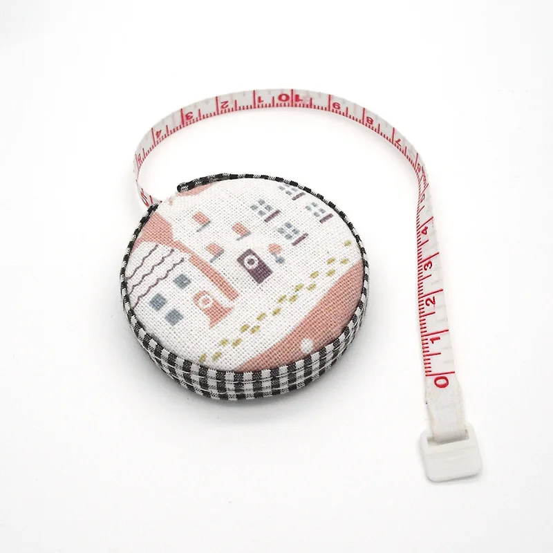 LMDZ 1 шт. 150 см/6" автоматическая выдвижная лента рулетка для измерения размеров тела швейная портная измерительная рулетка для шитья швейная портная - Цвет: Pink