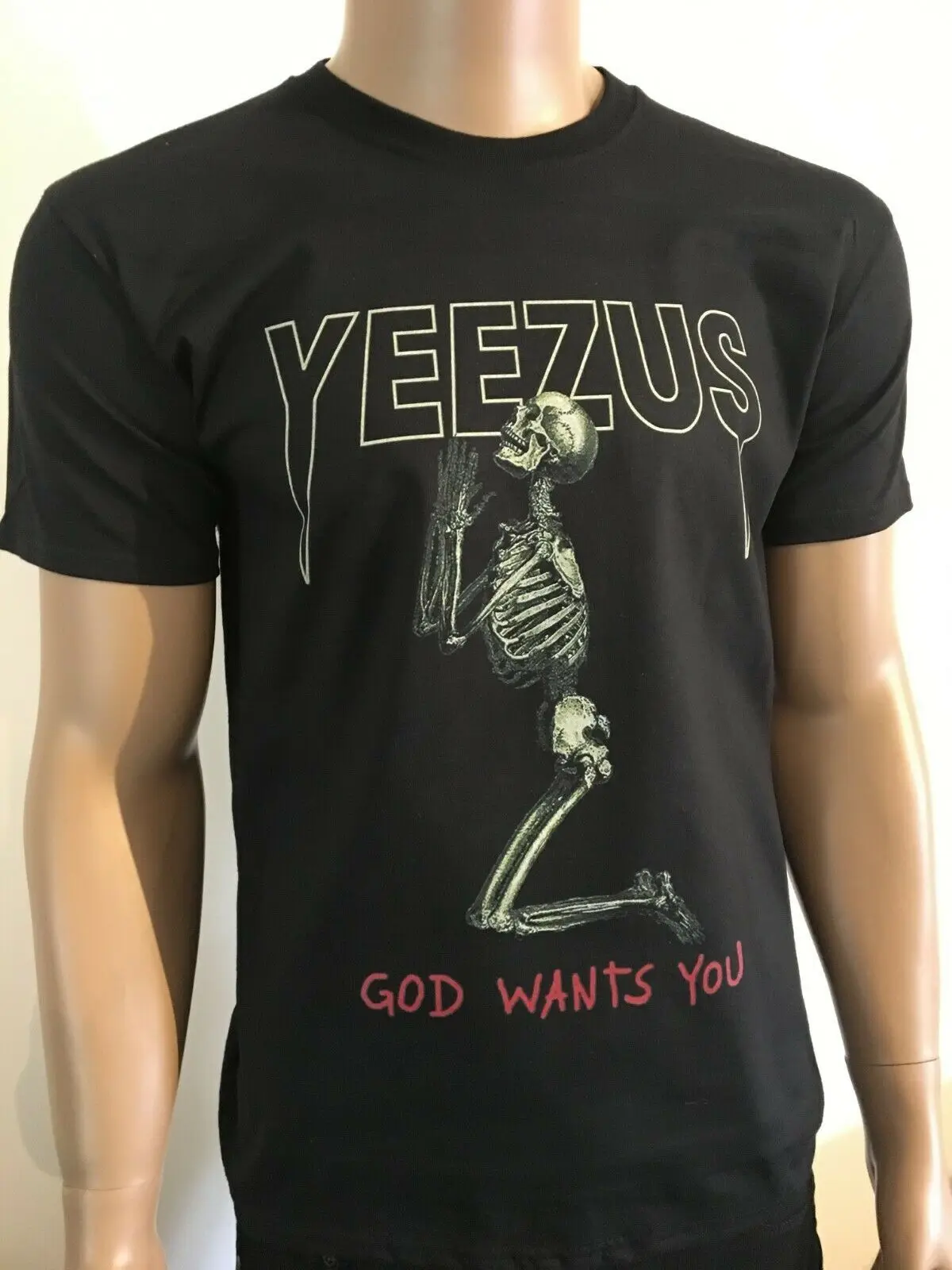 Лето 2019 г. Футболка Trump Yeezuas GOD Want YOU Kayne Горячая Западная музыка подарок на день