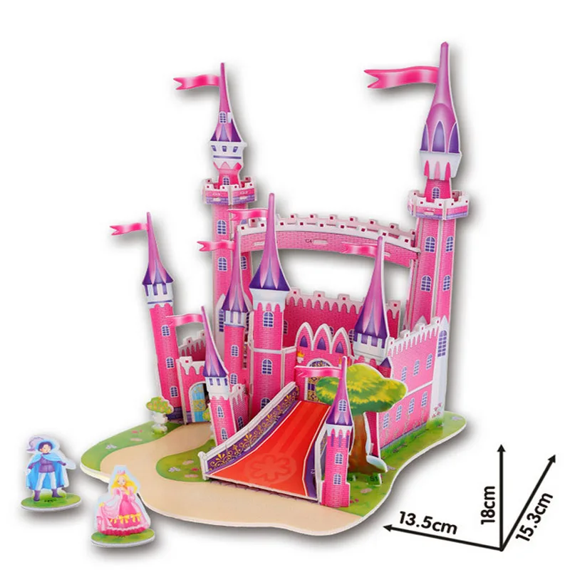 Educational toys For Children toys Dolls for girl Furniture DIY Miniature Wooden Puzzle 3D Doll House Kids toys Birthday Gift