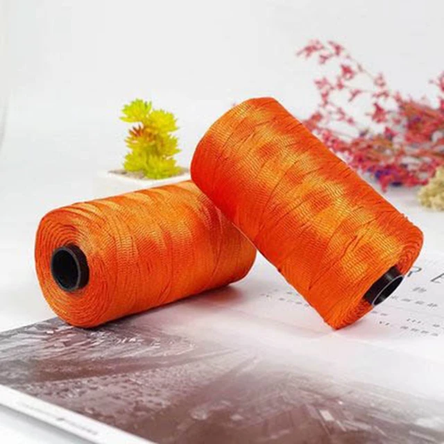 100g/reel  New Summer Crochet Yarn Satin Webbing Designed Blended Fancy Yarn for DIY Hat Handbag Thick Yarn 37