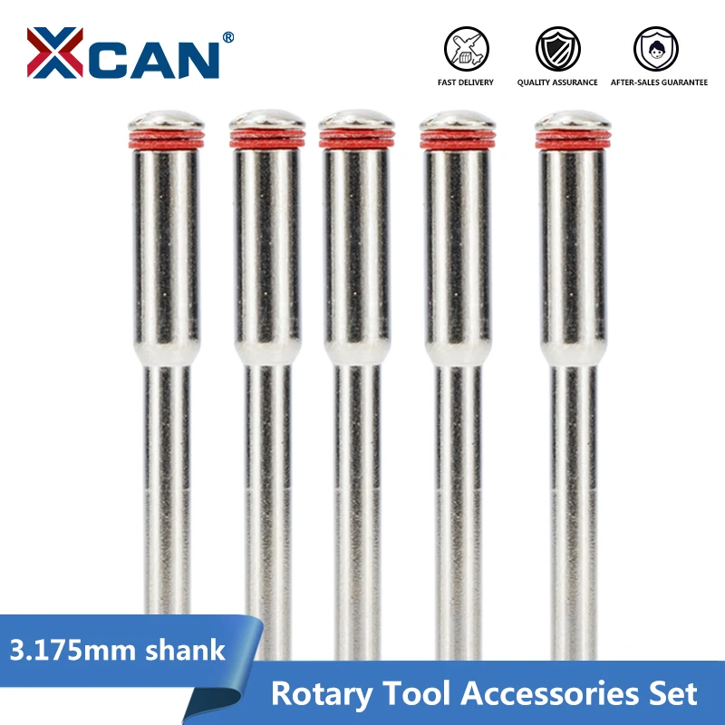 

XCAN Saw Blade Cutting Disc Extension Rod 5pcs 3.175mm Shank Polishing Wheel Mandrels Set Connective Rod For Dremel Rotary Tool