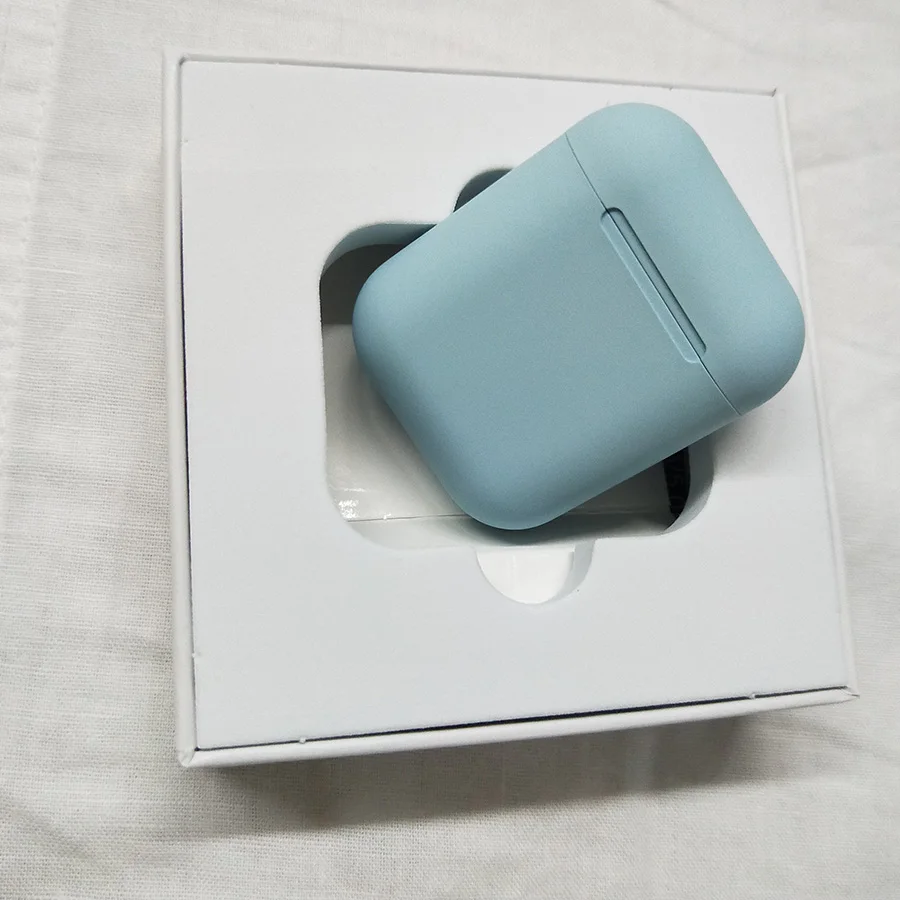 Blue inpods 12 Всплывающие Bluetooth наушники 5,0 HIFI беспроводные наушники спортивные наушники гарнитура с микрофоном для iPhone xiaomi PK i12 i100 i200 tws AP2 - Цвет: Blue inpods 12