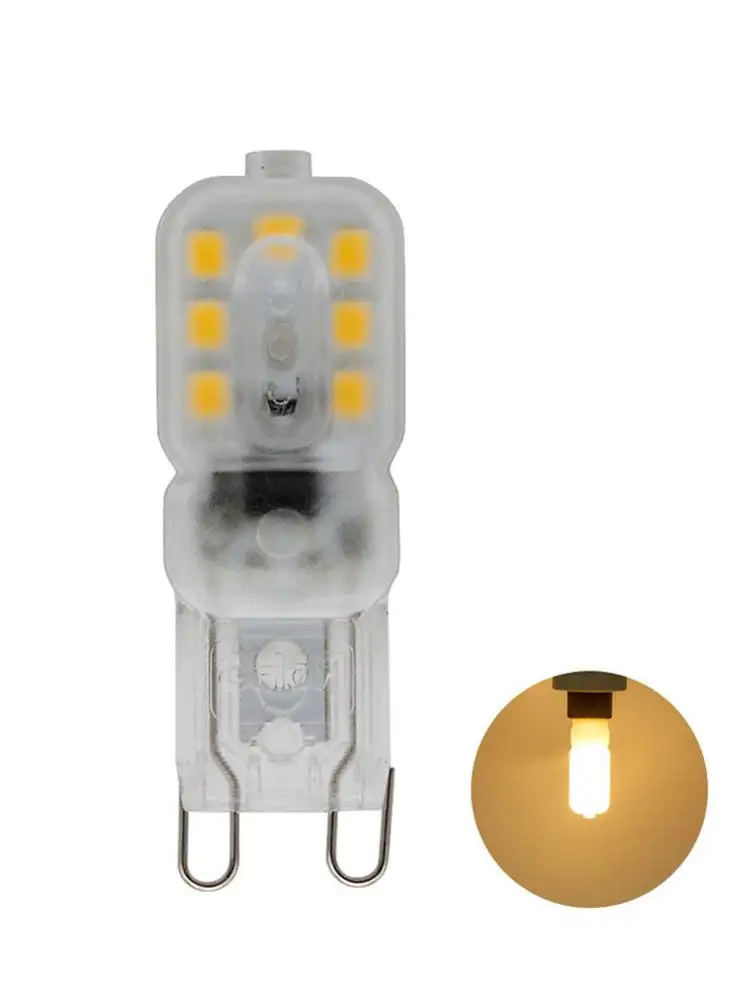 G9 светодиодный светильник 220 В диммируемая лампа SMD 2835 прожектор для хрустальной люстры замена 20-30 Вт 40-50 Вт галогенная лампа 360 градусов ОСВЕЩЕНИЕ