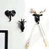 Cute Animals Key umbrella Hook Hanger Wall Hanger Design Decorative Hooks Towel for Kitchen Key Holder wall hooks decorative 4
