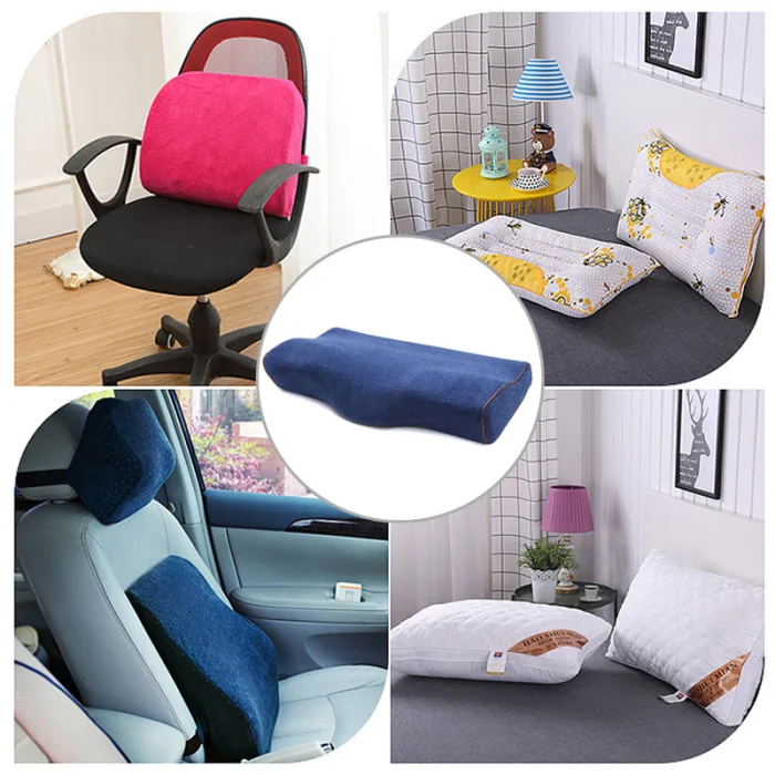 Подушка с эффектом памяти Memory Foam забота о здоровье шеи Поддержка дышащий для сна все