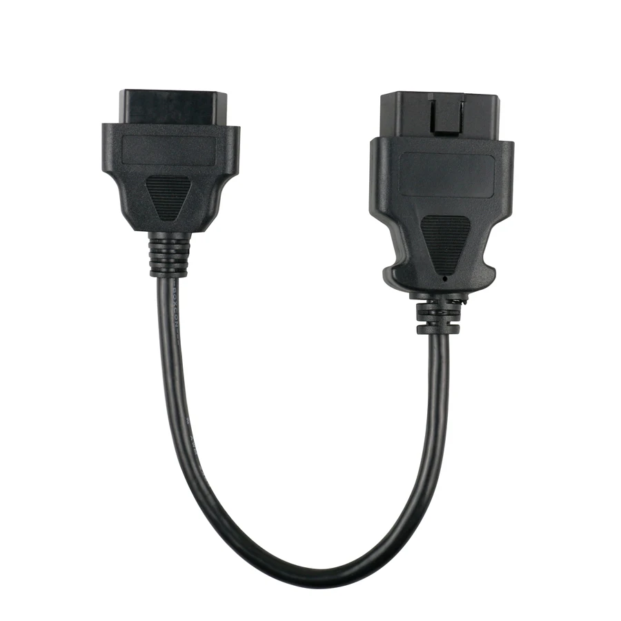 OBD2 16Pin Extension Cable Connector 30cm Male To 16Pin Female 