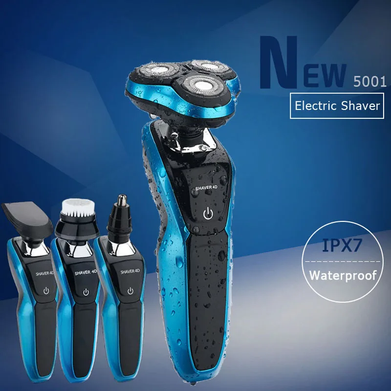 

USB Charging Electirc Shaver Waterproof Professional Beard Trimmer Personal Care Tools Multiplechoice Male Razor Kit