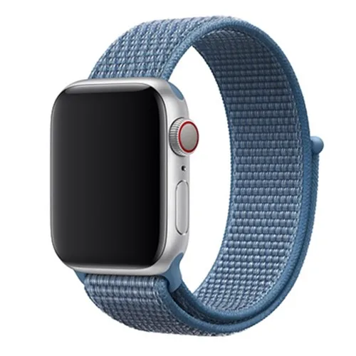 Нейлоновый браслет-петля 40 44 мм для Apple watch band 4 5, спортивный сменный ремешок, аксессуары, дышащая повязка для Iwatch 3 2 1 38 42m - Цвет ремешка: New Cape Cod Blue