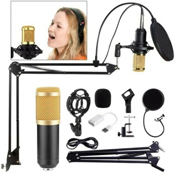 

Microfone Bm 800 Studio Microphone Professional Microfone Bm800 Condenser Sound Recording Microphone For Computer