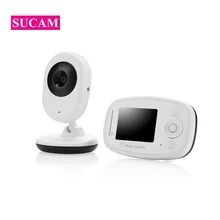 2,4G беспроводной видеоняня 2,4 дюймов ЖК-дисплей двусторонний Аудио Температура обнаружения внутреннего ночного видения монитор младенца ing