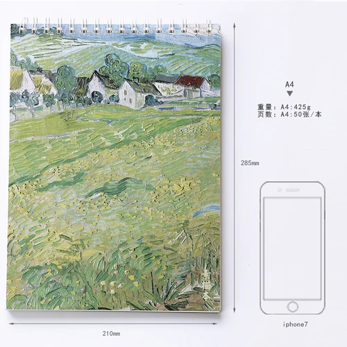 A4 книга для рисования ручная роспись пустая бумага эскиз книга студентов с искусством для рисования граффити книга - Цвет: 20  A4