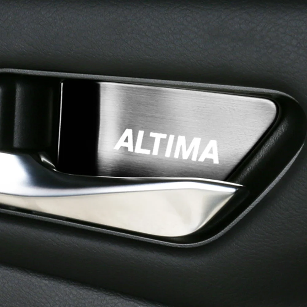 4 шт./партия внутренняя дверная ручка отделка молдингом для Nissan Altima аксессуары автостайлинг