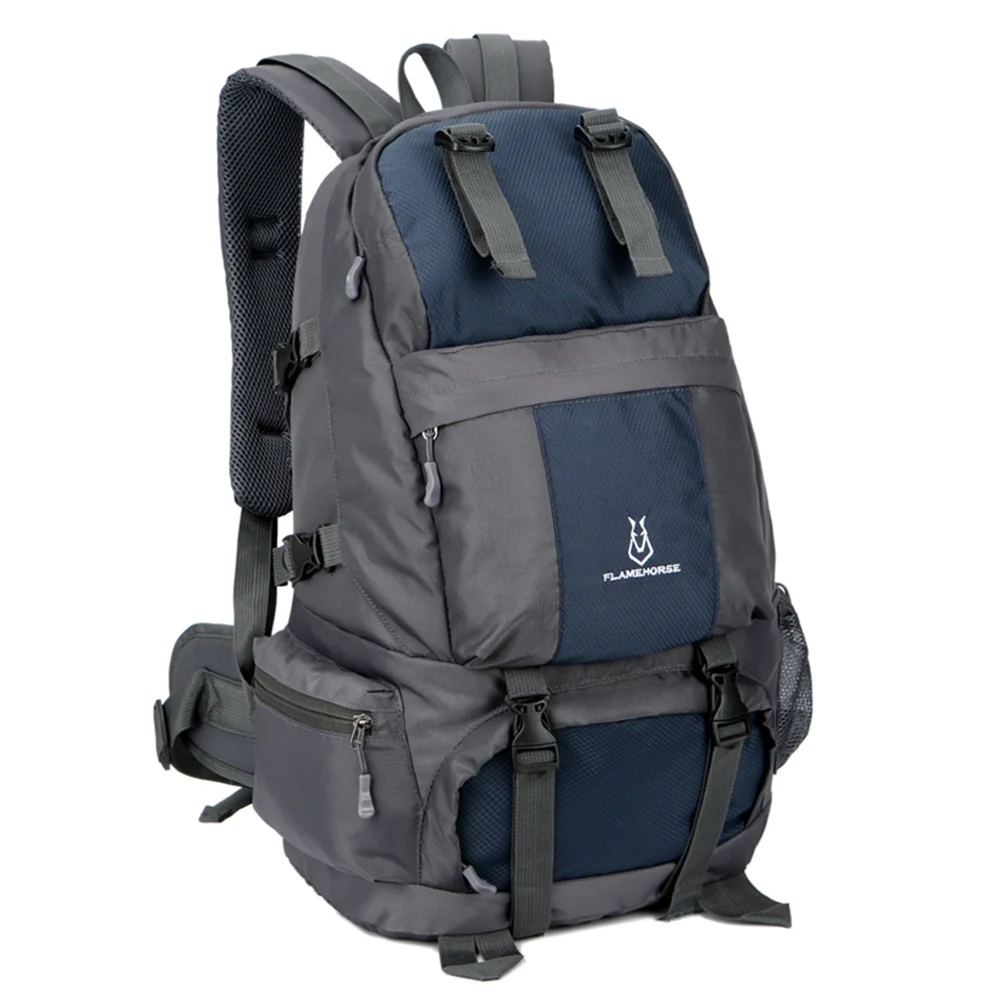 50л походный рюкзак, рюкзак для альпинизма, мужская уличная спортивная сумка, дорожная водонепроницаемая сумка для кемпинга с обувью Compart для мужчин t