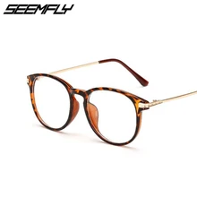 Seemfly оправа для очков для женщин и мужчин негабаритная металлическая оправа брендовая дизайнерская оптическая оправа для очков модные очки для очков унисекс