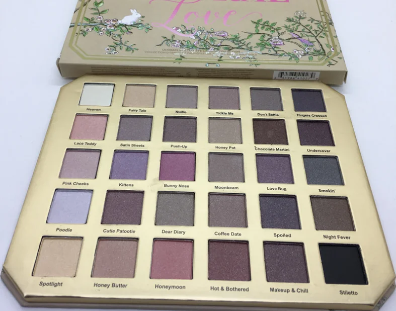 Hot Makeup Natural Lust Naturally Sexy Eyeshadow Palette With Natural Love 30 Color Shades Eye shadow Palette