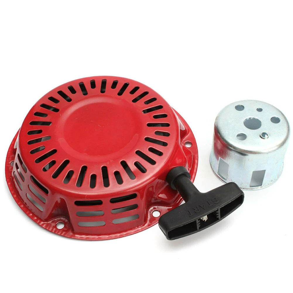 

Powerful Recoil Starter Lawn Mower Tool Metal Home Pull Easy Install Engine Part Replacement Grass Trimmer For Honda GX200 GX160