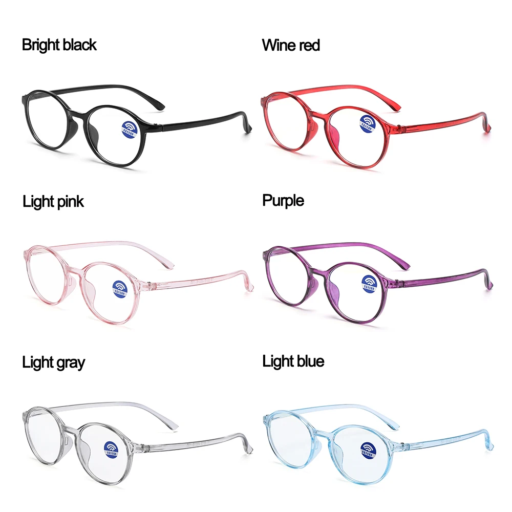 1 шт., Модные прозрачные анти-голубые очки, Гибкие портативные очки для ухода за зрением, прозрачные очки ярких цветов, очки с плоскими линзами