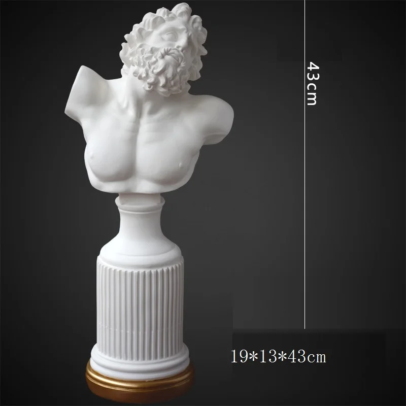 43 см Европейское креативное искусство Laocoon и его сыновья статуя хагесандрос Художественная Скульптура Смола ремесло украшения для дома R3175