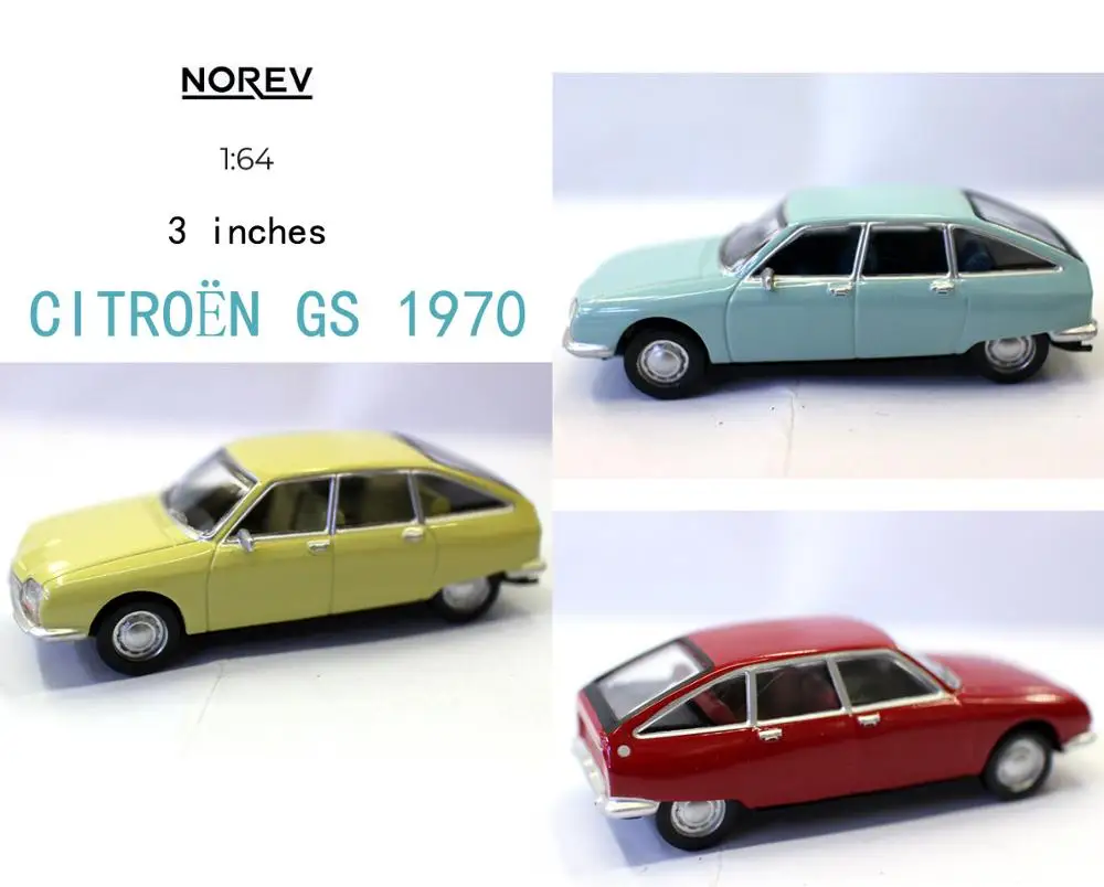 Новинка литой автомобиль Nor-ev 1/64 Scale CitrRoen GS 1970 CROSSBACK 2018 3 дюйма из сплава подарок для