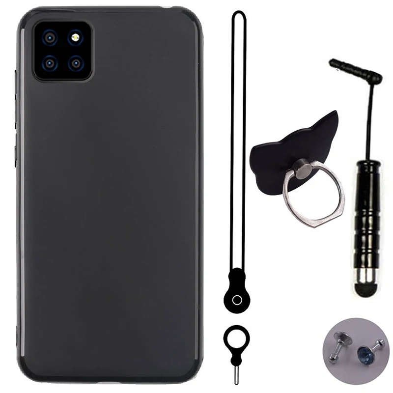 iTien TPU Silicone Protect Cover Phone Case For Cubot X20 Pro 6.3 inch Lanyard Ring Pen Gel Shell Etui Skin | Мобильные телефоны и