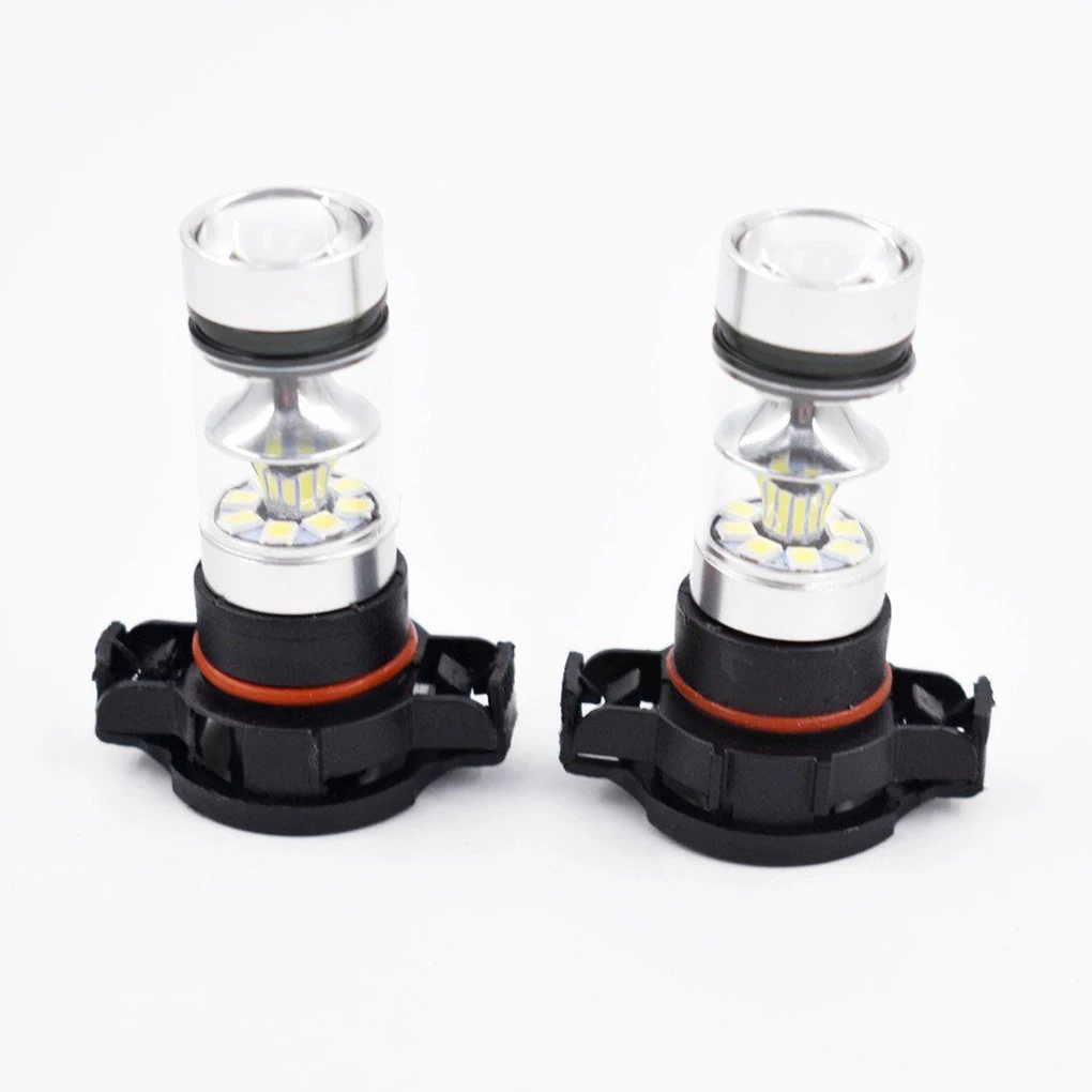 

2pcs 5202 H16 100W 20led Car High Power 6000K Auto Super White LED Fog DRL Lights Bulb