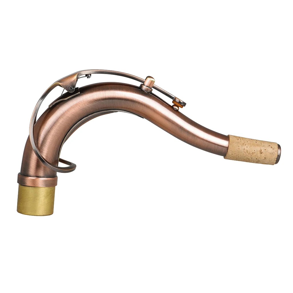 Peças de Instrumento de Sopro Substituição para Tenor Pescoço Saxofone Latão Tenor Dobrar Bronze 27mm Sax - Image 2
