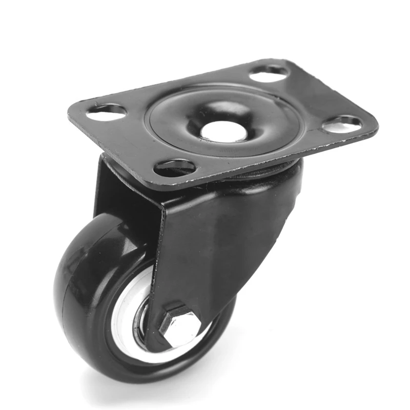

2 inch Heavy Duty Caster Wheels Rubber Swivel Casters with 360 Degree Top Plate & Bearing Heavy Duty Pack Of 4 (2 Inch Plate)