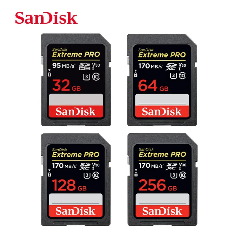 SanDisk Ultra карта памяти 32 ГБ 16 SDHC 256 128 Гб 64 флэш SD SDXC Для HD камеры|carte sd|sd wifitarjeta sd wifi |