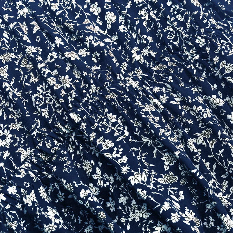 BEFORW 2020 Sexy Print Ruffles Mid Summer Dress Women Casual Party Dress Strapless Print Beach Bohemian Long Dress Vestidos