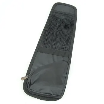 

Black Auto Storage Bag Auto Seat Bag Anti-Kick Pad Premium Seat Side Bag for Travel