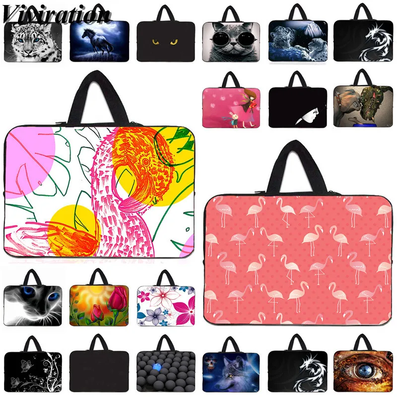 Universal Tablet 10 10.2 10.1 13 PC Sleeve Bag Case 11.6 15 17 Notebook Cover Prints Women Fashion Handbag 12 14 Inch Laptop Bag