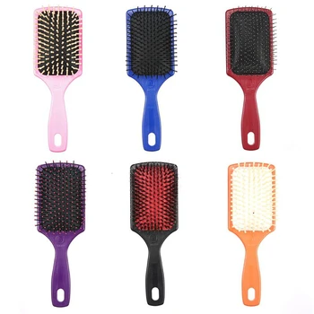 

Square Anti Comb Types Brush Large Paddle Cushion Unisex Healthy Massage Scalp Hair Brush For Salon Hairdressing Styling Tools