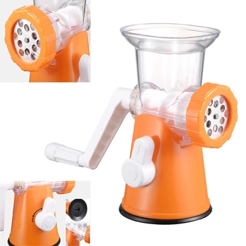 

Multifunctional Kitchen Gadgets Meat Manual Vegetable Fruit Slicer Cutter Household ABS Shell Stainless Meat Mincer Grinder