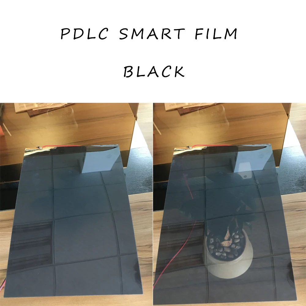 Sunice 2pcs A4 Sample PDLC Switchable smart film Electrochromic Film Switchable Glass Vinyl Privacy glass decor 210mmx297mm