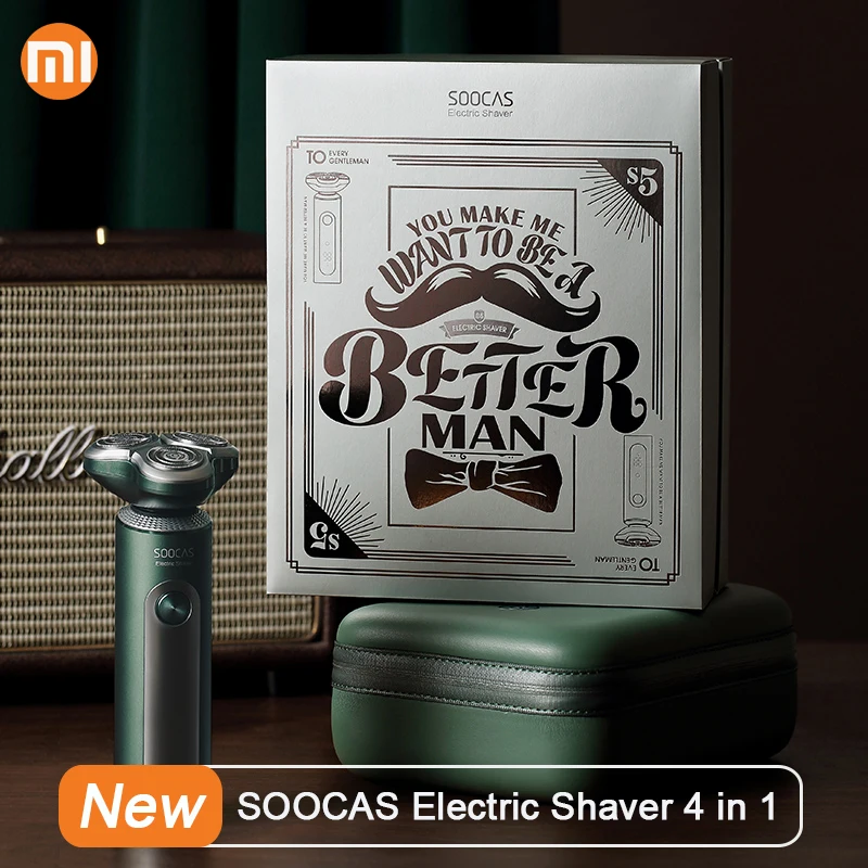 SOOCAS S5 Electric Shaver 4 in 1 Hair Clipper Nose