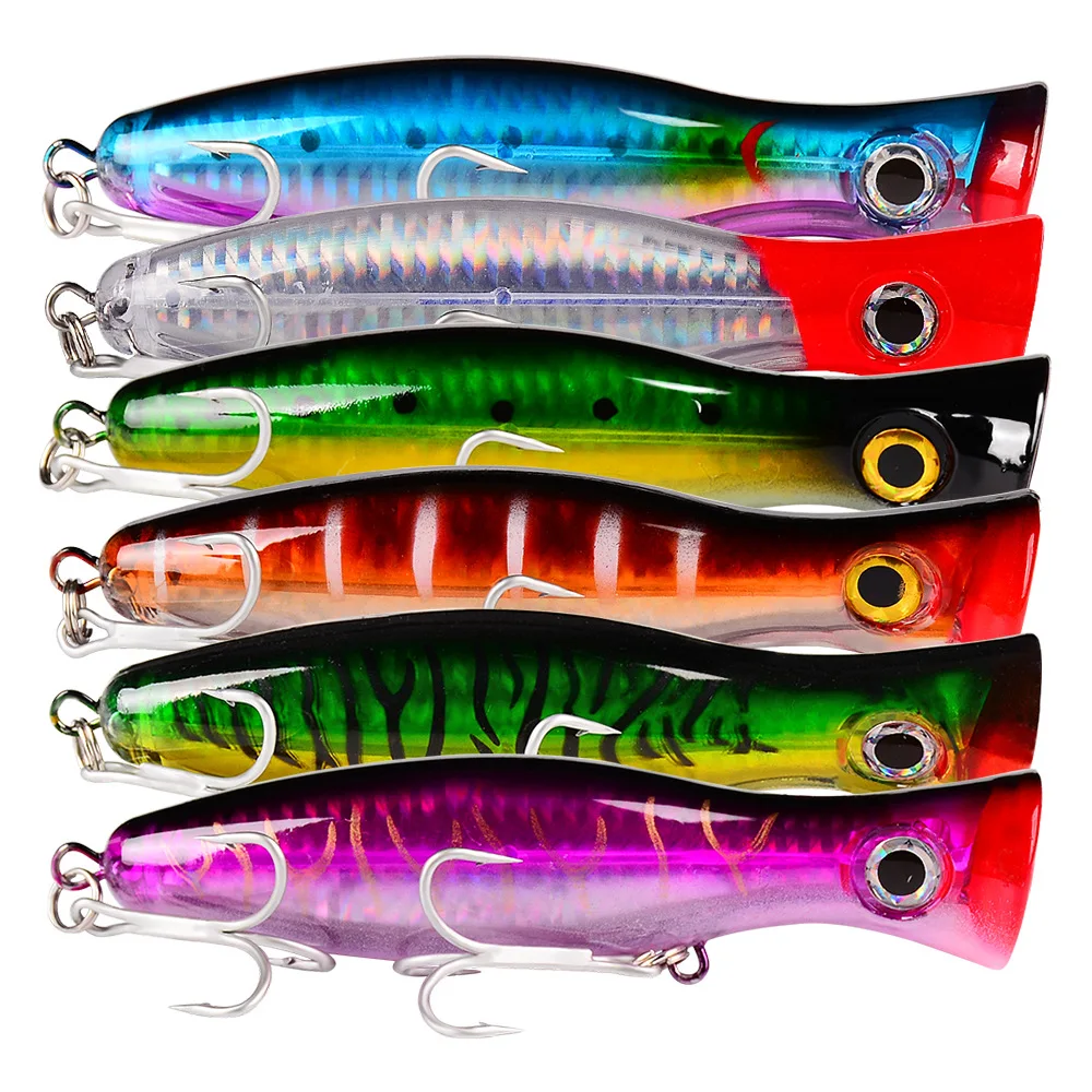 1Pcs Big Popper 42,5g 12g Balancer Angeln Locken Harten Köder Isca künstliche Leurre De Peche Bass Wobbler karpfen Sea Fishing Tackle