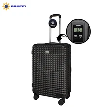 Чемодан на колесиках PROFFI TRAVEL TOUR QUATTRO SMART, средний c весами в ручке, M