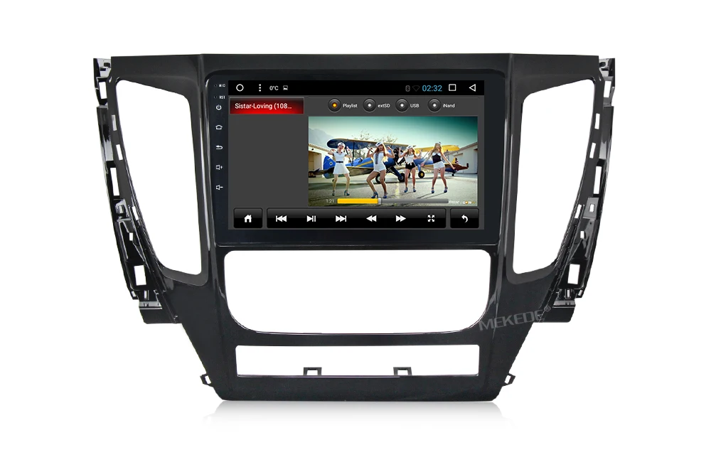 Mekede Android 7,1 2+ 16 Автомагнитола для Mitsubishi Pajero Sport Мультимедиа bluetooth usb wifi