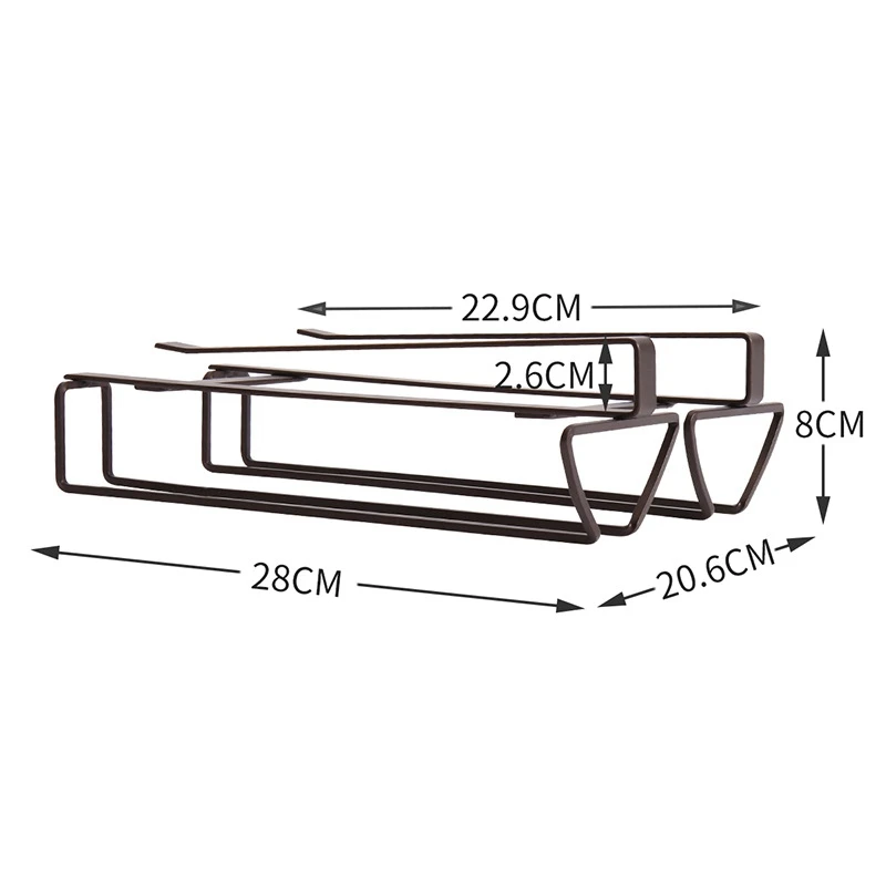 Подвесной Держатель для бокала вина, бокал для вина, держатель шампанского, Полка для шкафа, кухонный органайзер, аксессуары для бара