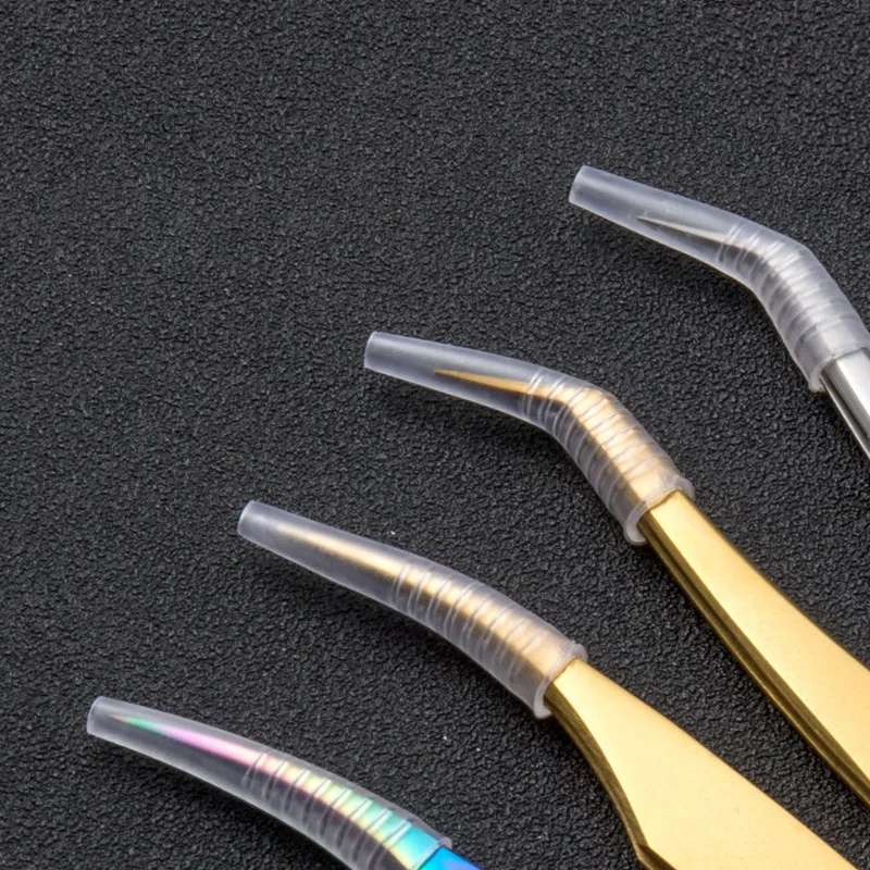 Professional Stainless Steel High Precision Makeup Eyebrow Fan Lash Extension Tweezers Tools For Eyelash Extension Soldering 3