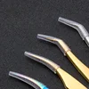 Professional Stainless Steel High Precision Makeup Eyebrow Fan Lash Extension Tweezers Tools For Eyelash Extension Soldering 3