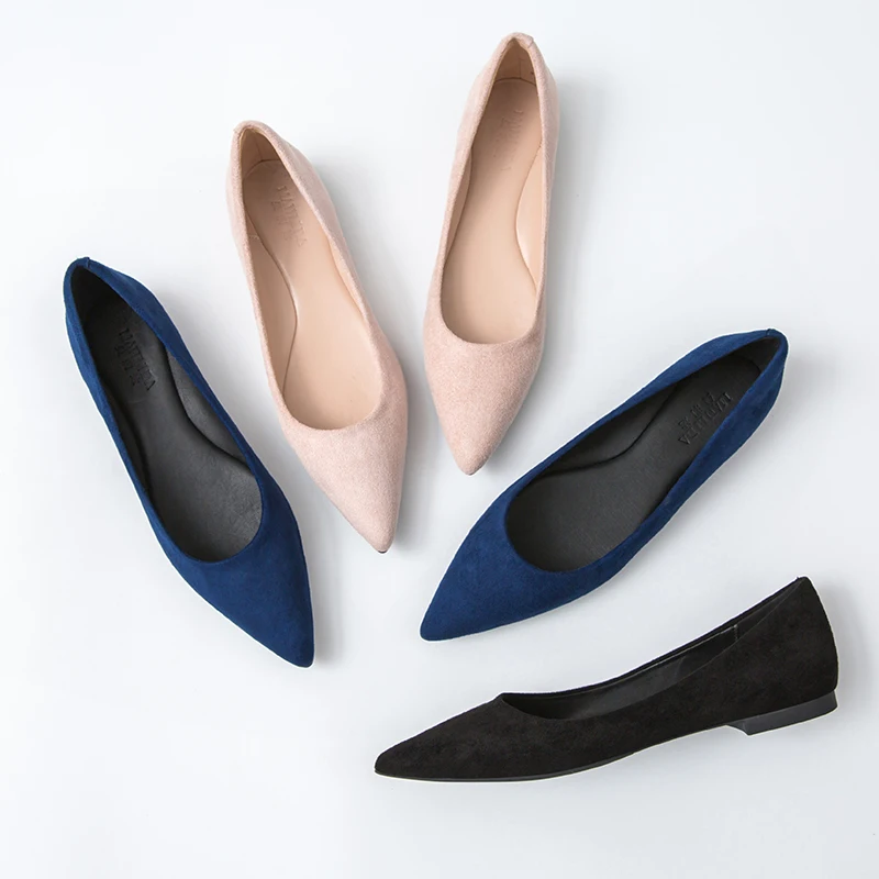 indigo flats shoes