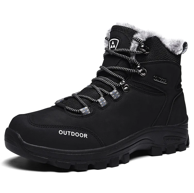 

2019 Autumn Men's Boots Large Size British-Style Leather Boot plus Velvet Winter Comfortable Cotton-padded Shoes Boots M602 Holi