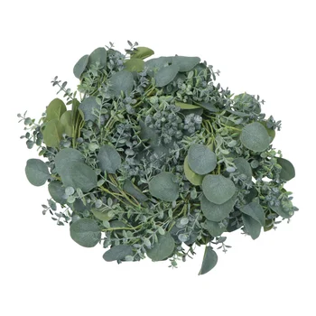 

1PC Simulated Eucalyptus Rattan False Eucalyptus Leafs Rattan Decor Wedding Rattan Decoration for Party Home Store (2m Pure Leaf