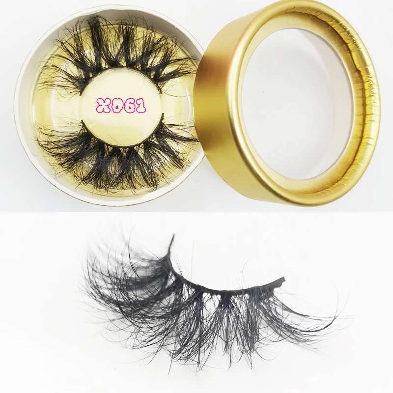 

KK LASHES Fluffy 25mm Lashes dense 5D true Mink Hair eyelash Thick False Eyelashes Long eye lash Wispy Eyelashes private label